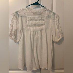 Current air Lacey short sleeve top size small